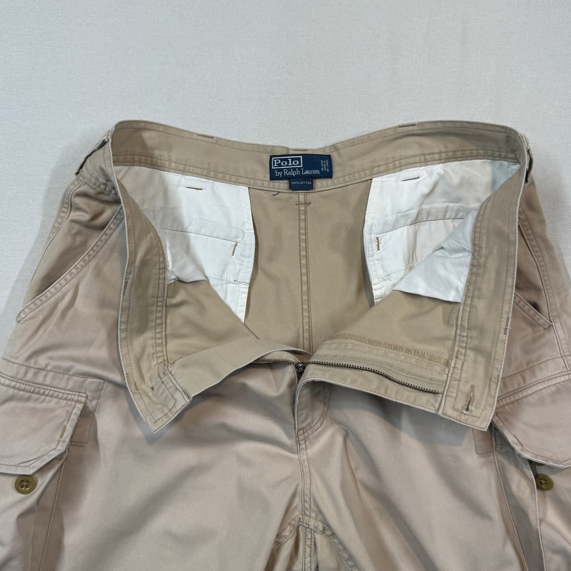 36inch) 폴로 랄프로렌 박스로고 카고 버뮤다 반바지 면바지 상품이미지6