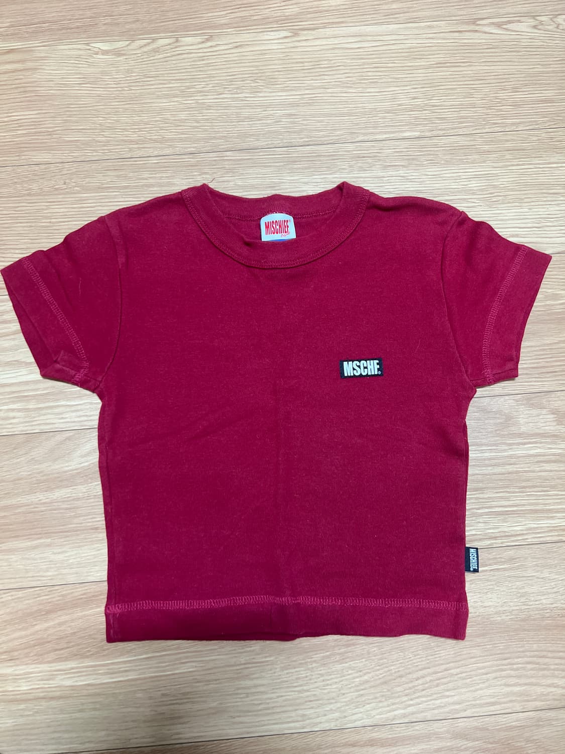 미스치프 크롭 반팔 상품이미지1