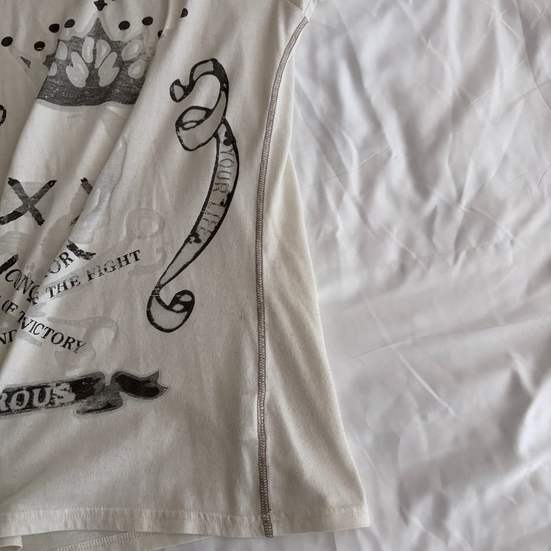 japanese vtg 스컬 슬림핏 반팔 상품이미지2