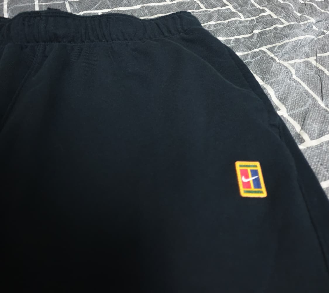 나이키 코트 드라이핏 헤리티지 프렌치 조거팬츠 블랙 (XL) 상품이미지2