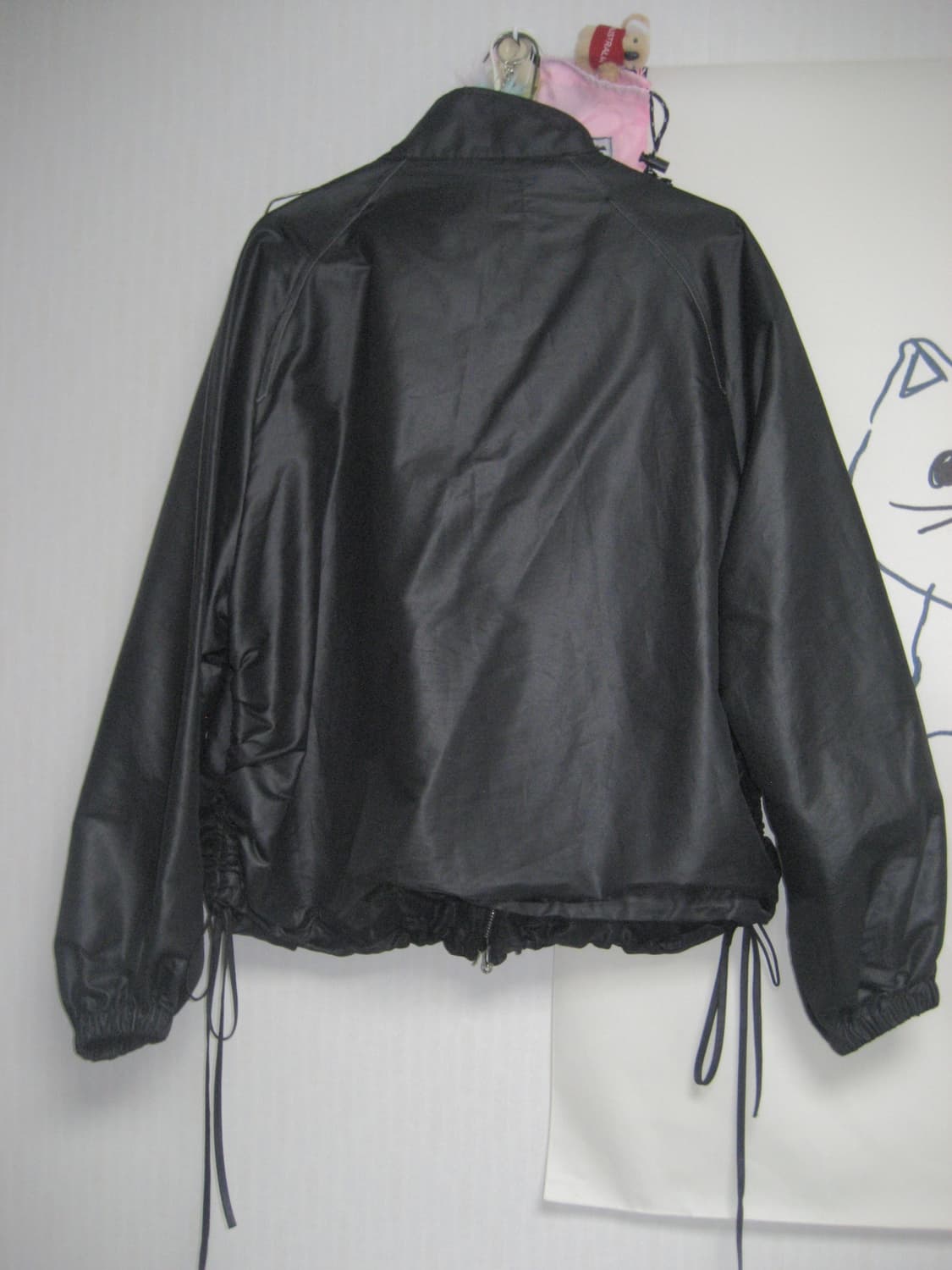 생긴대로 생긴스튜디오 우먼 셔링 리벳 윈드브레이커 블랙 상품이미지6