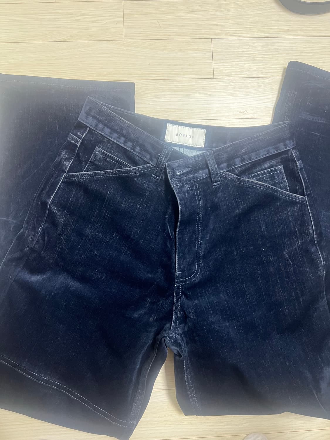 바우로프로덕트 벨벳팬츠 s사이즈 상품이미지1