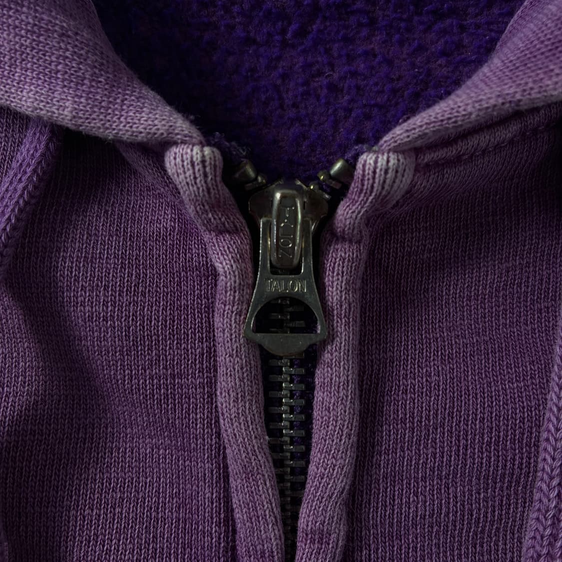 Polo  폴로 랄프로렌 자수 코튼 워시드 퍼플 후드집업 상품이미지4