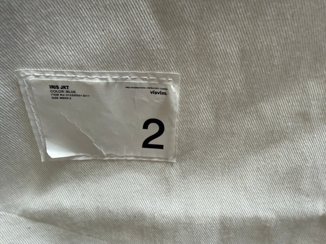 [2]비즈빔 22AW 아이리스 블루 visvim iris 상품이미지2