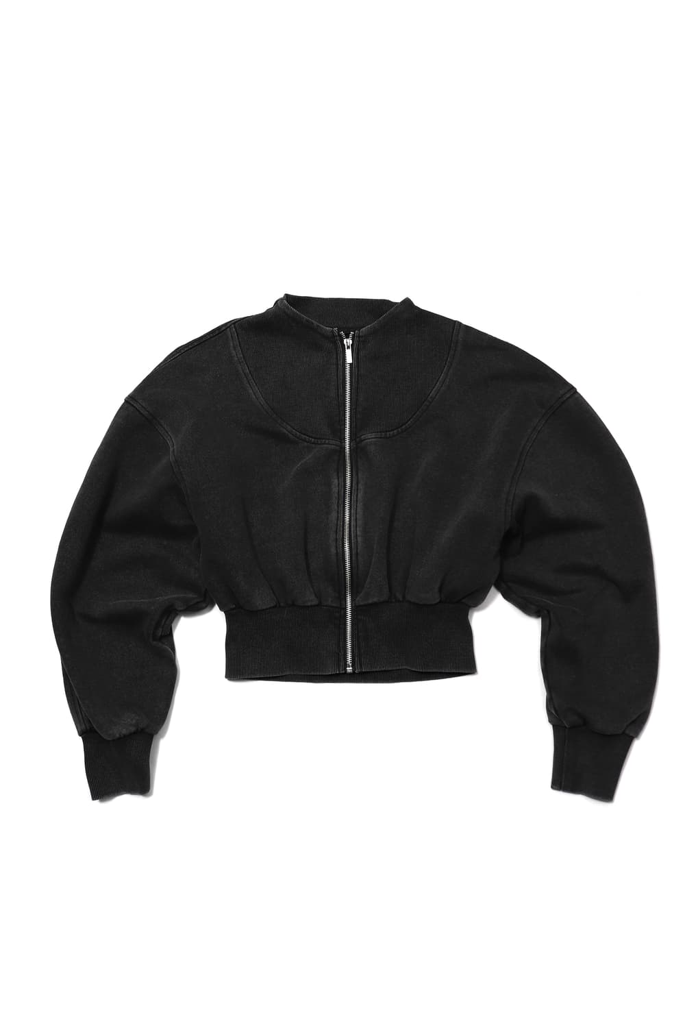 ZARA 크롭 코튼 워싱 점퍼 women Free 상품이미지1