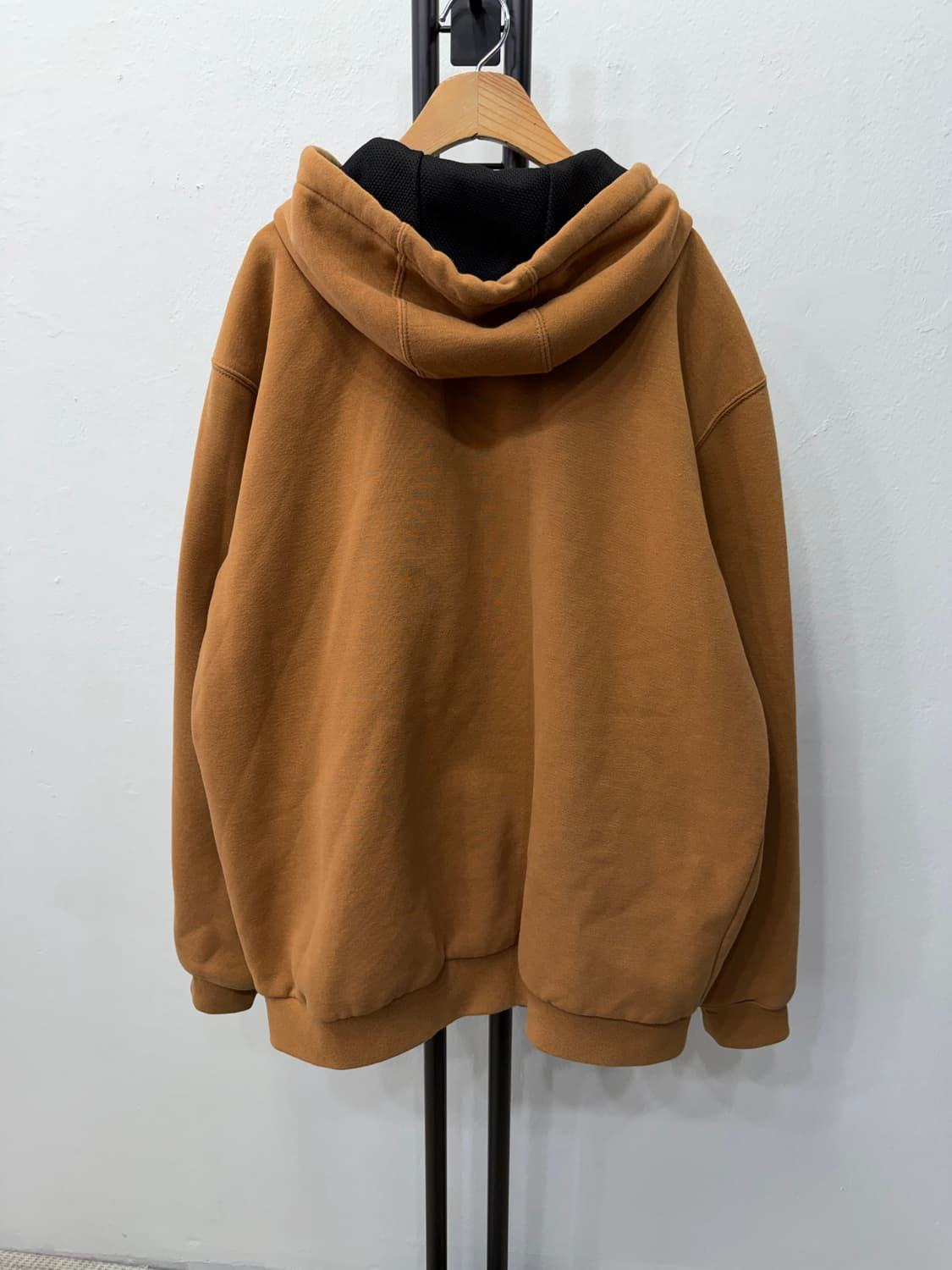 정품) 칼하트 오버사이즈 브라운 후드집업 M 상품이미지5
