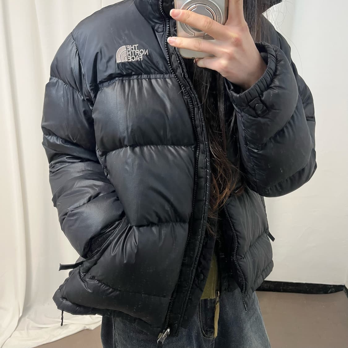 The North Face Black Nuptse Down Jacket  상품이미지3