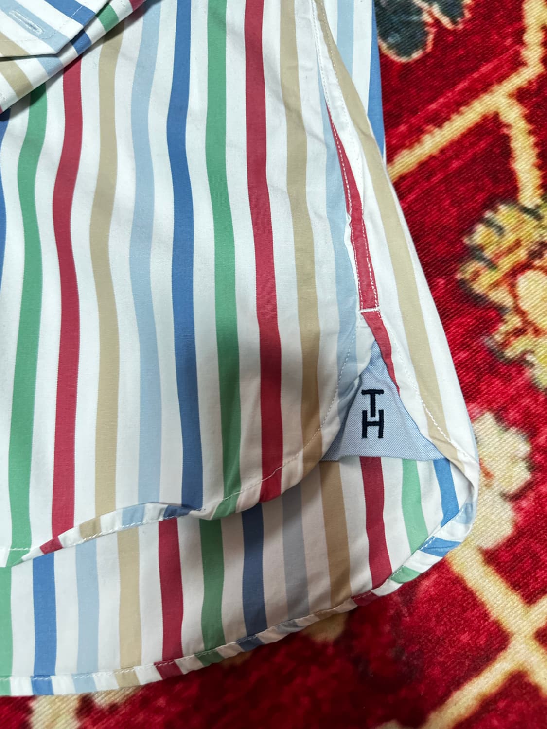 타미힐피거 80s 코튼 스트라이프 셔츠 상품이미지3