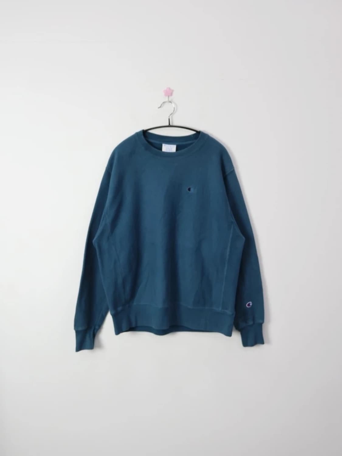 Champion Reverse Weave Teal Sweatshirt 상품이미지1
