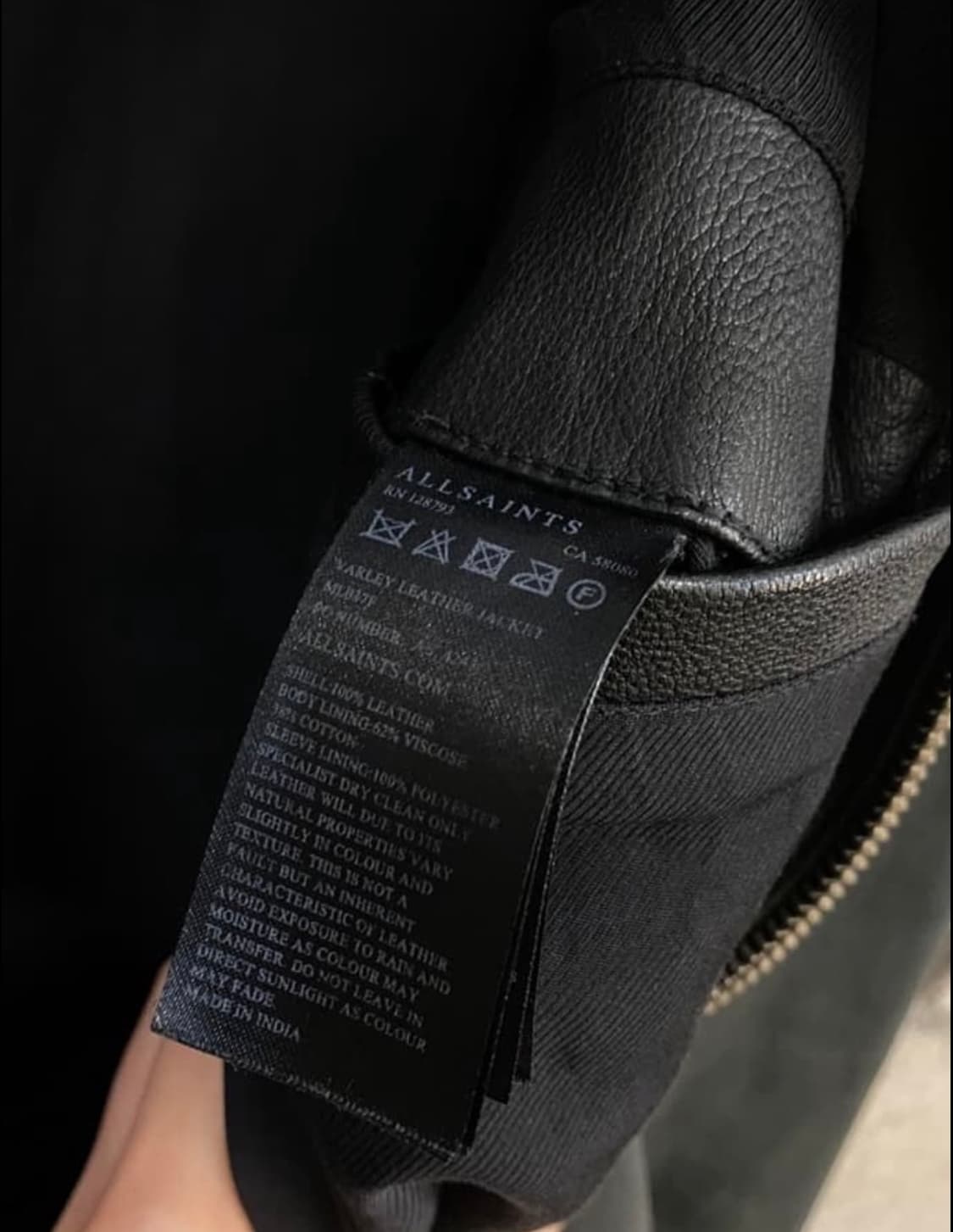 올세인츠 레더자켓 xs 상품이미지9