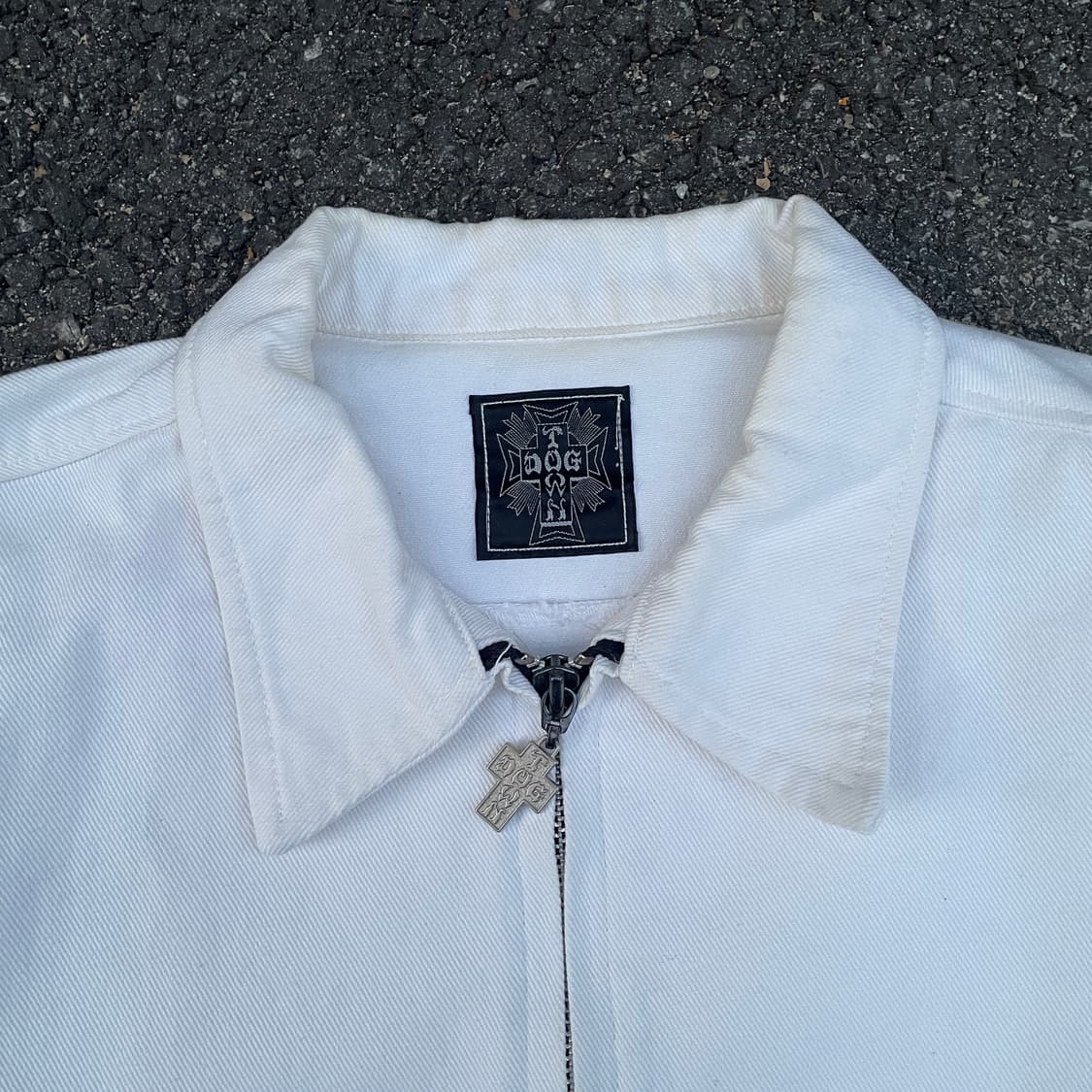 90s Dogtown 도그타운 크로스 빅로고 팀자켓 올드스쿨 자켓 XL 상품이미지8