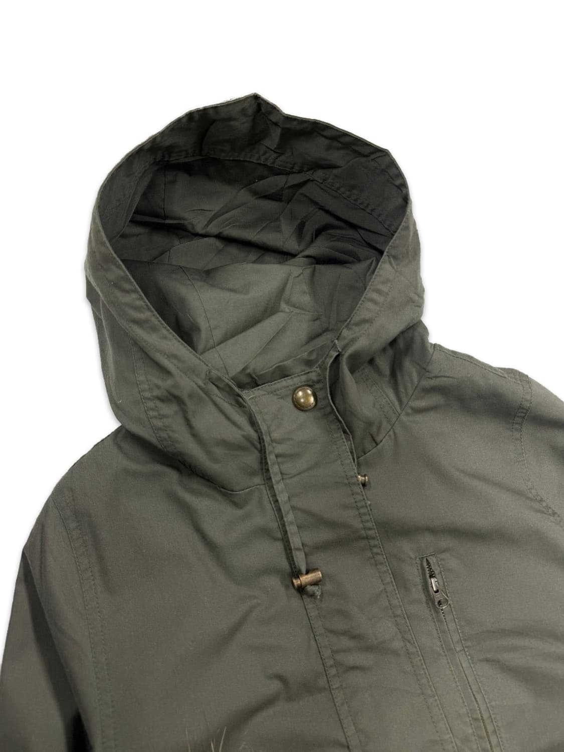 빈티지 JEANASIS 카키 퍼 기모 야상 상품이미지4