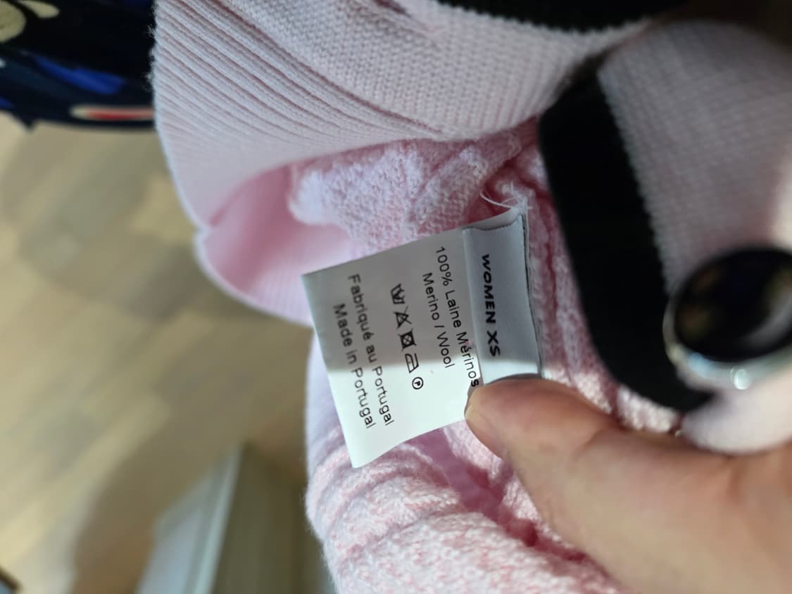 정품 와이프로젝트 후드 가디건 핑크 xs 상품이미지10