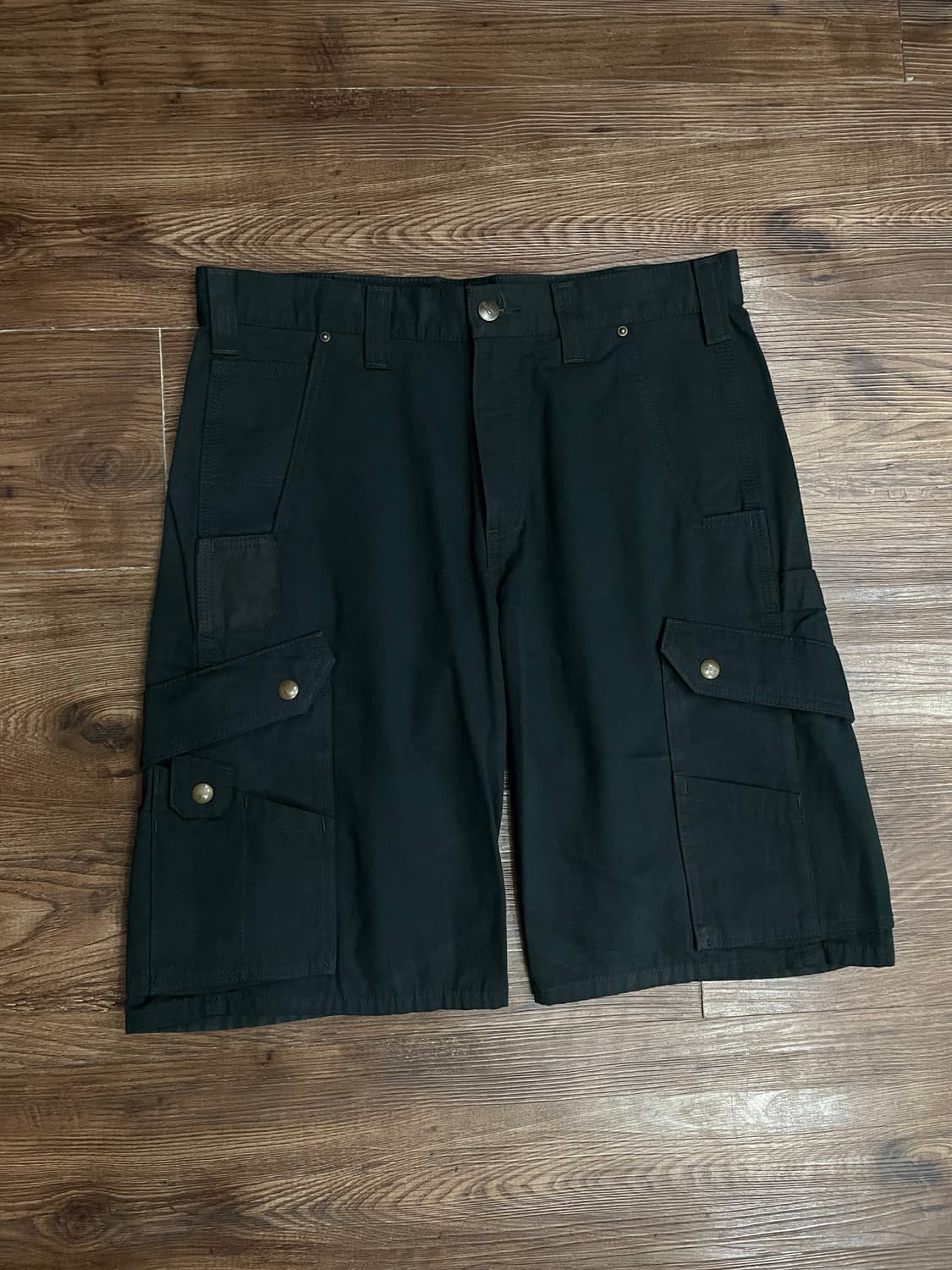 칼하트 립스탑 카고 워크 쇼츠 블랙 B357 상품이미지4