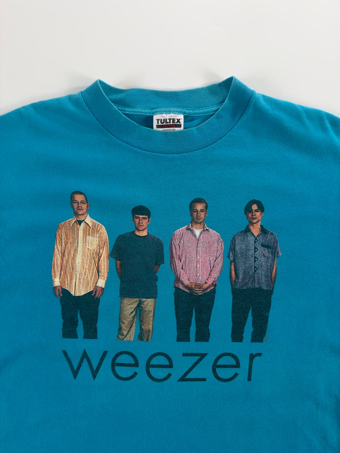 90s weezer blue 빈티지 위져 티셔츠 상품이미지1