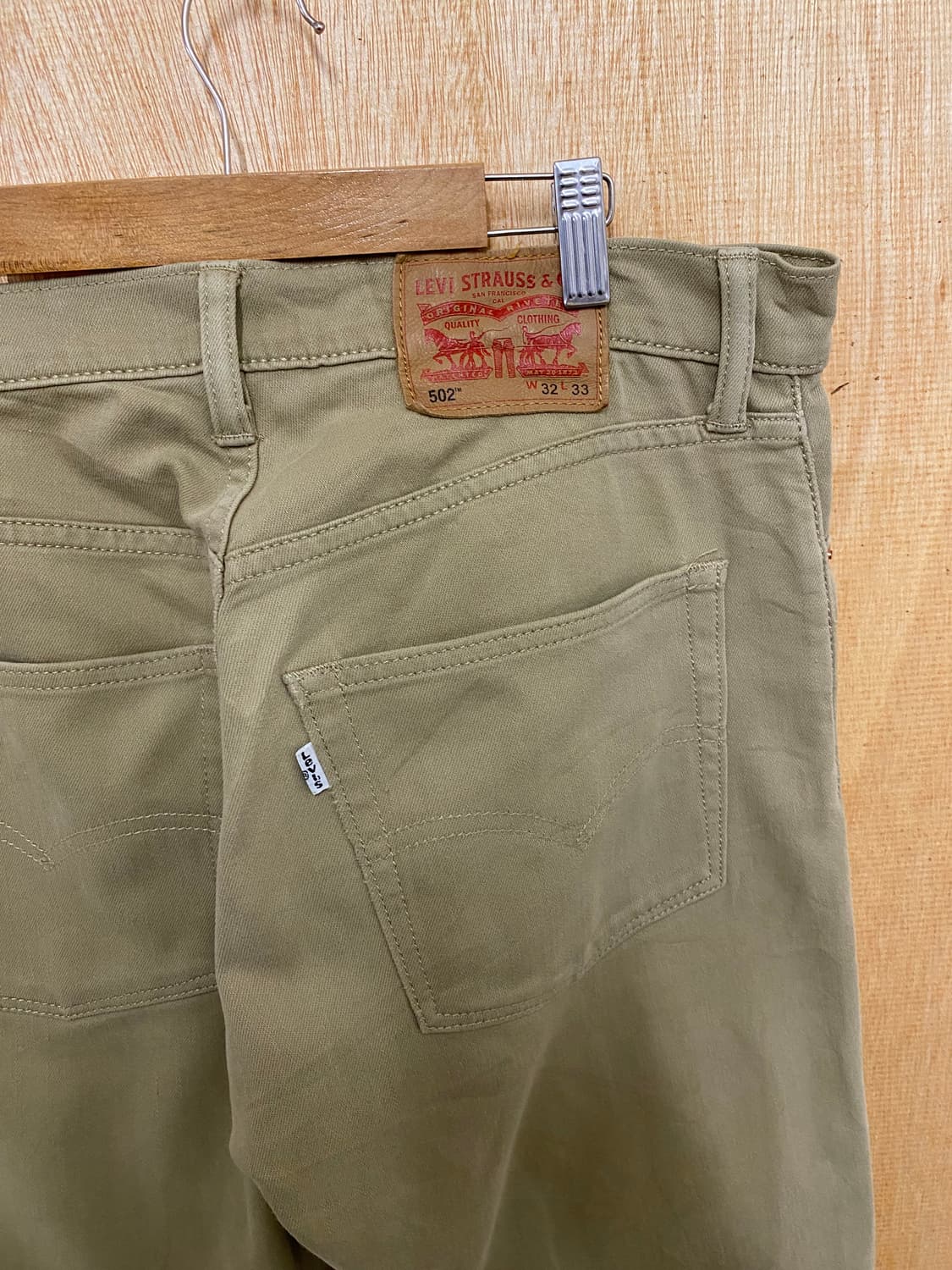 LEVI'S 502 denim pants 리바이스 베이지 데님팬츠  상품이미지5