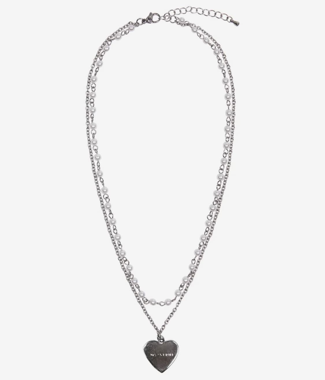 러브이즈트루 실버 하트 목걸이 상품이미지2