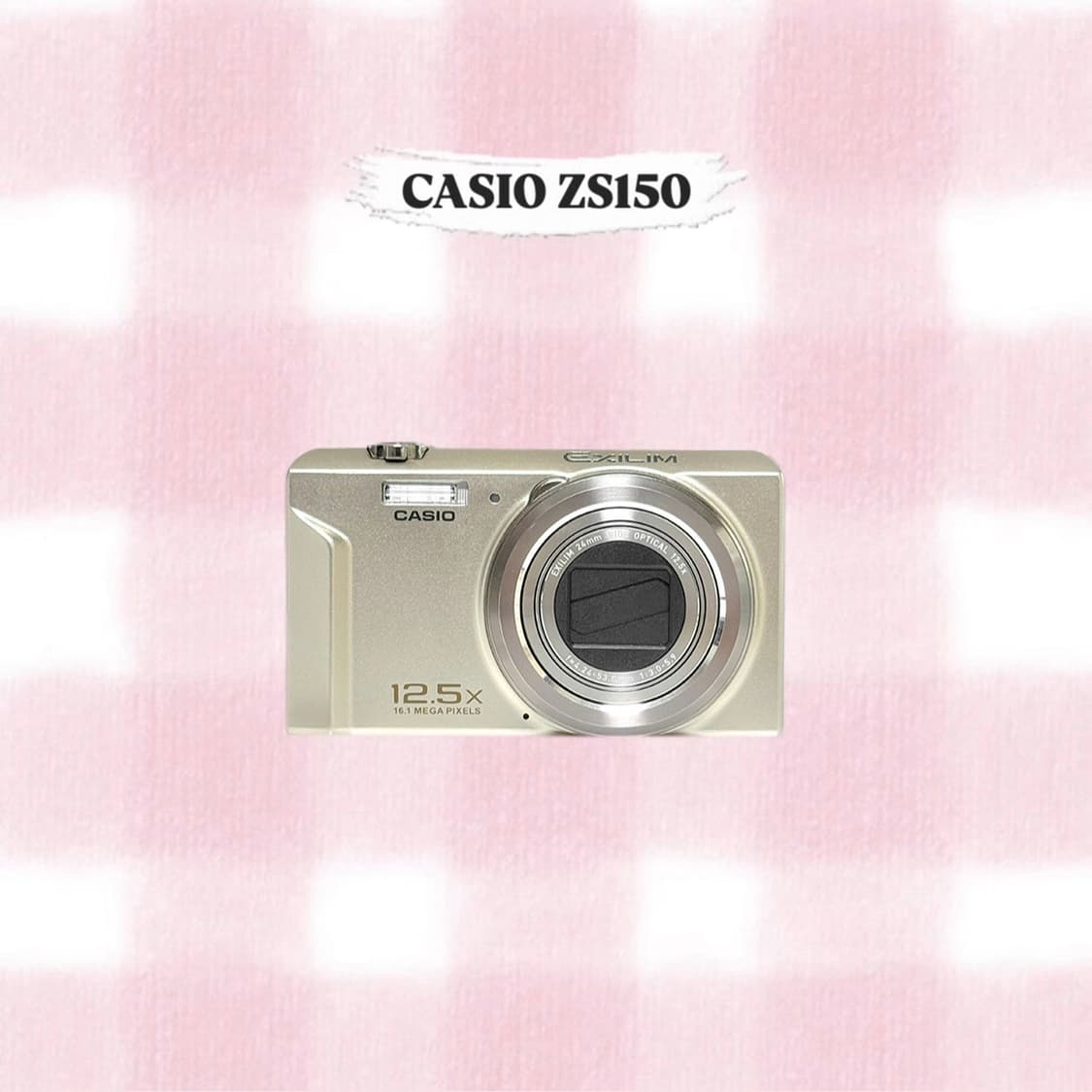 카시오 엑슬림 ZS150 샴페인골드 빈티지디카 상품이미지1