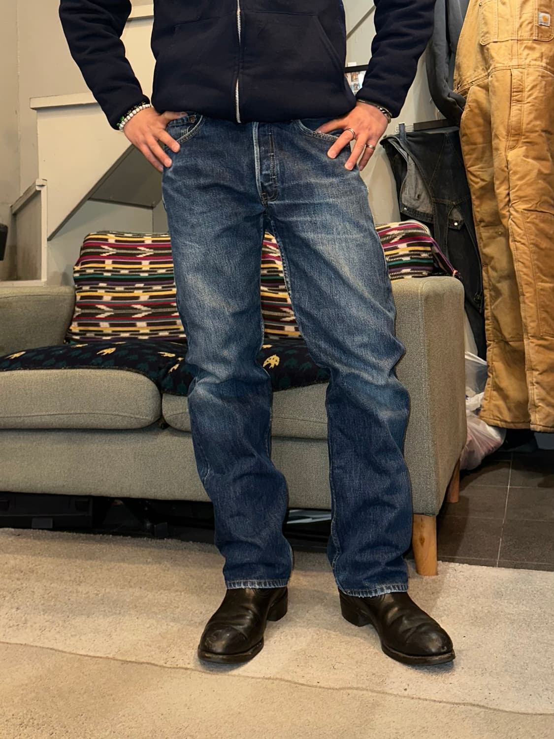 Early 00’s Levi’s 501 553 USA denim pant 상품이미지1