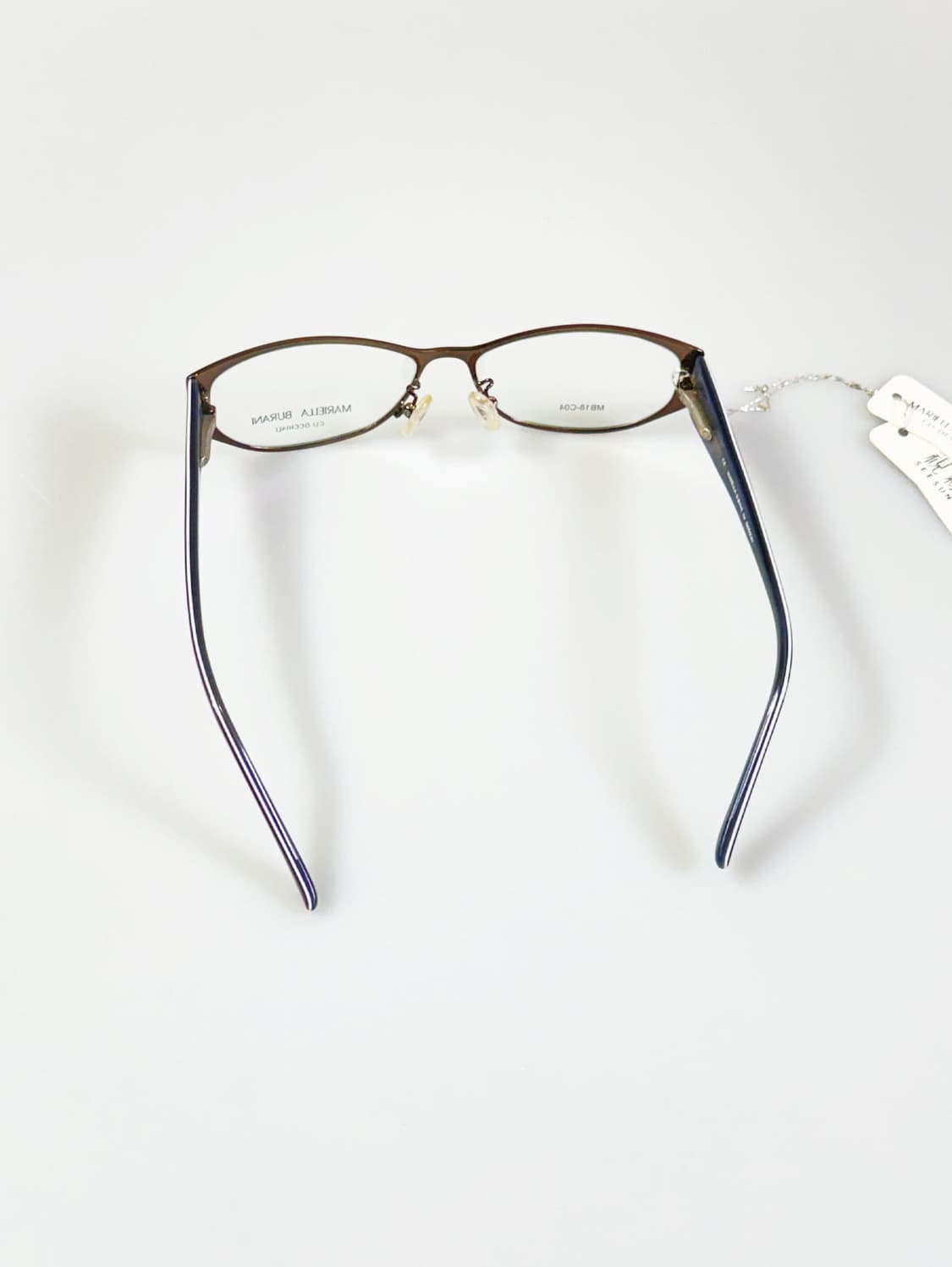MARIELLA BURANI 퓨어 티타늄 슬림 스퀘어 빈티지 안경 상품이미지5
