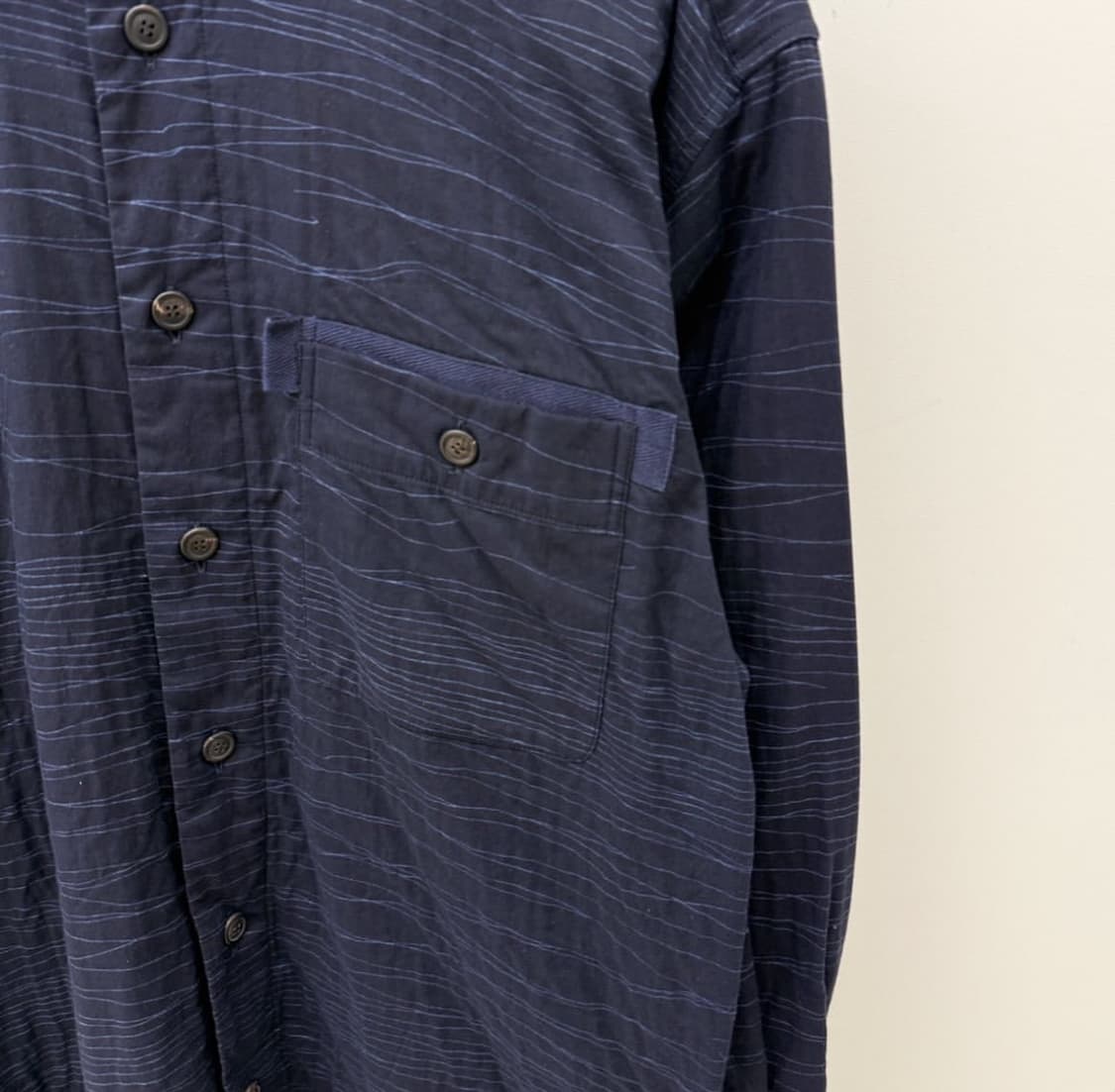 90s 이세이미야케 맨 스트라이프 셔츠 상품이미지3