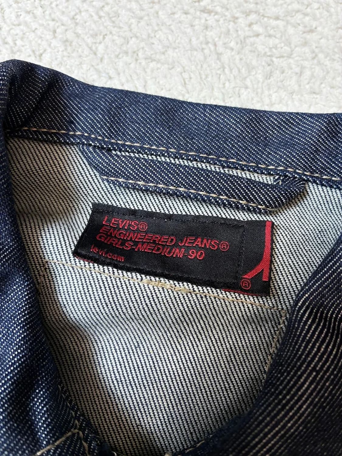 리바이스 00's 엔지니어드 우먼스 생지 데님 자켓 PN7469 상품이미지6