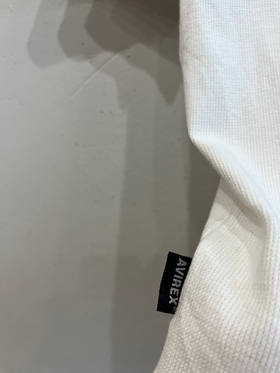 AVIREX 아비렉스 와플 밀리터리 반팔 S 상품이미지5