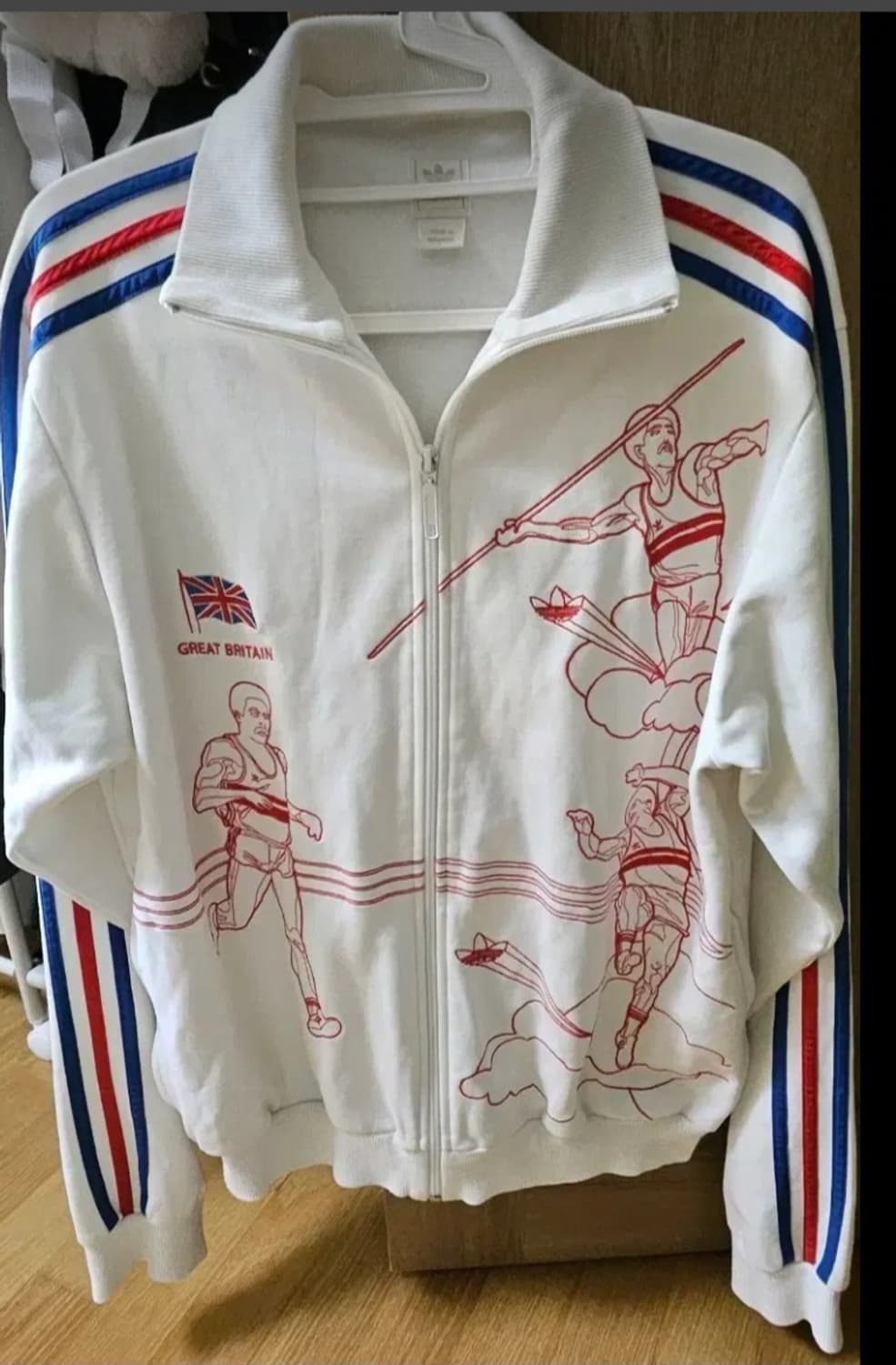 아디다스 신영국 화이트 데일리 톰슨 져지 상품이미지1