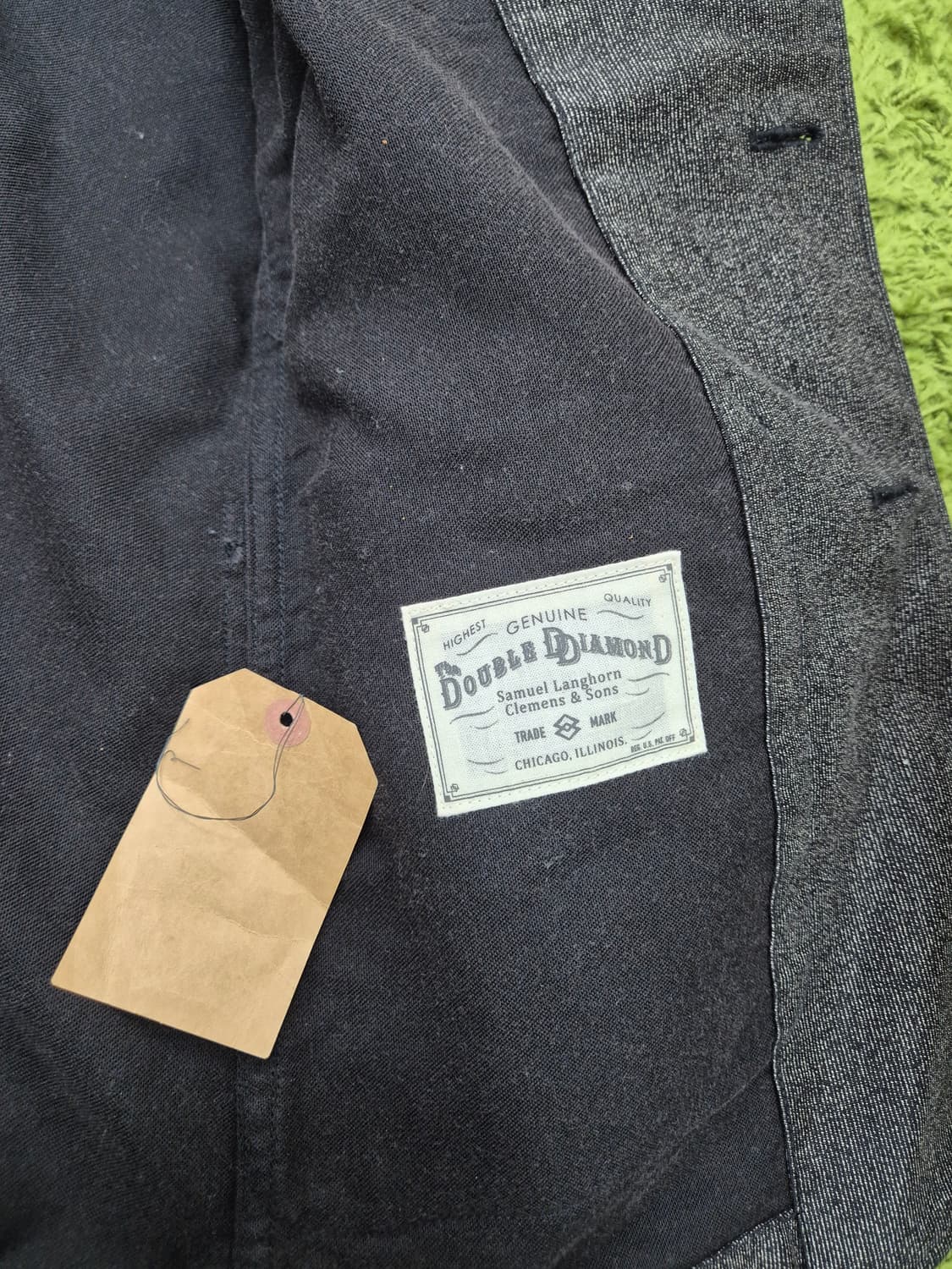 joemccoy DOUBLE DIAMOND SACK COAT / 상품이미지6