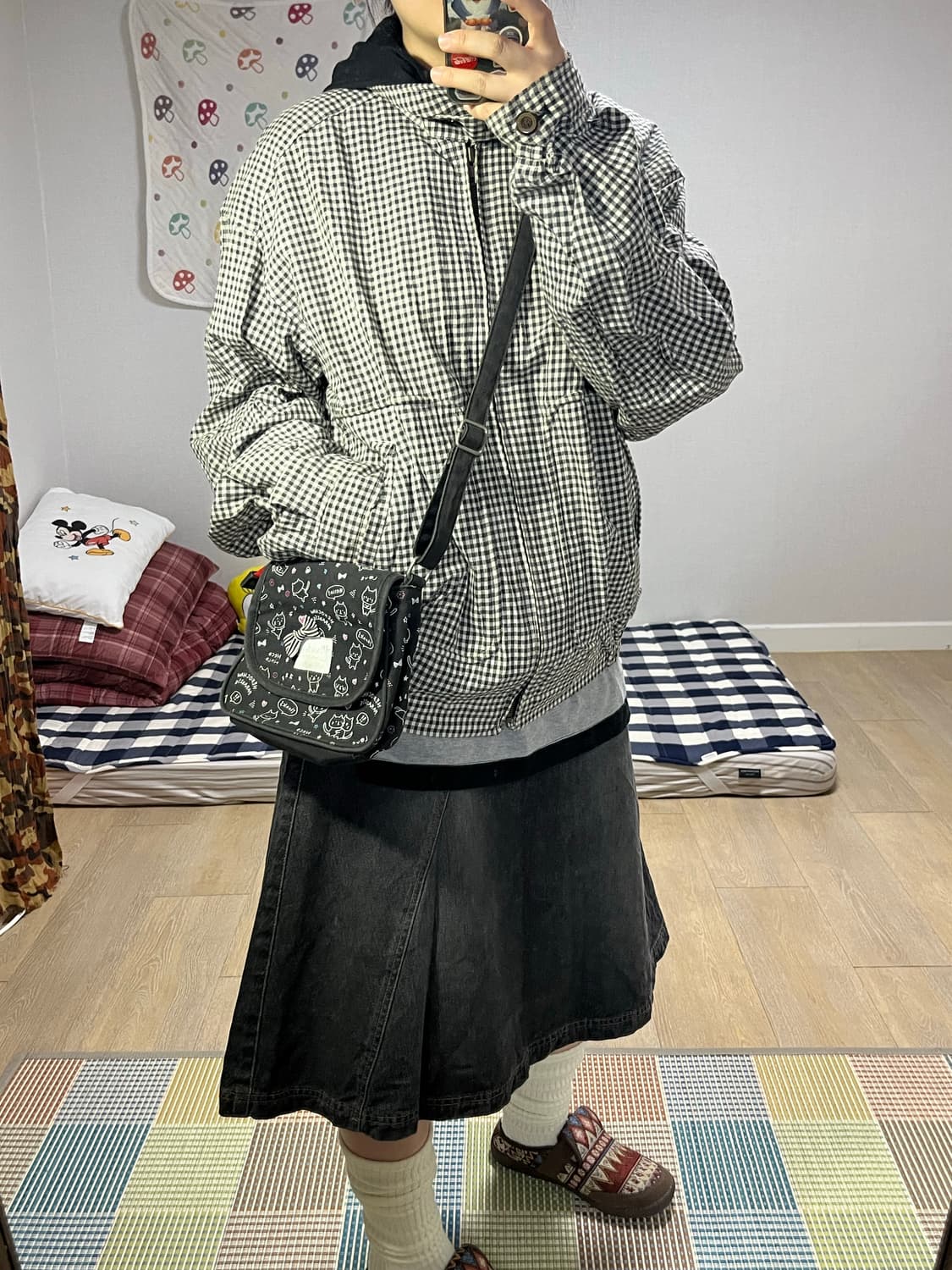 Kearney house 커니하우스 깅엄체크 집업 자켓 상품이미지2