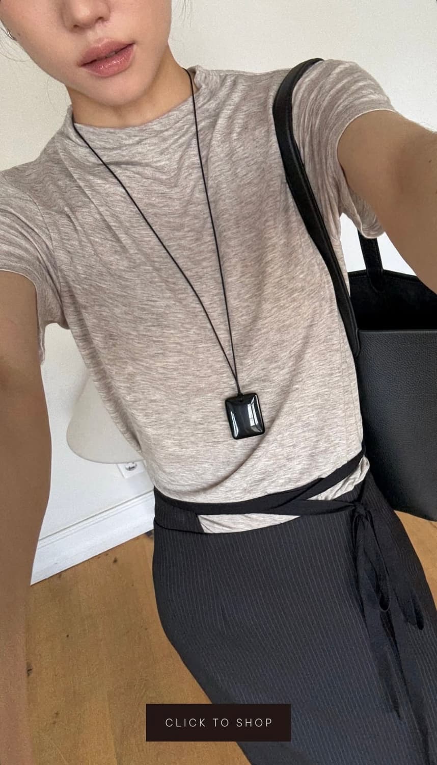 ORE 오어 스트라이프 맥시스커트 상품이미지2