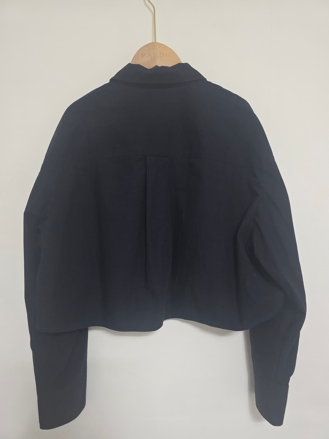 코스 COS 네이비 크롭 코튼 셔츠 38 상품이미지2