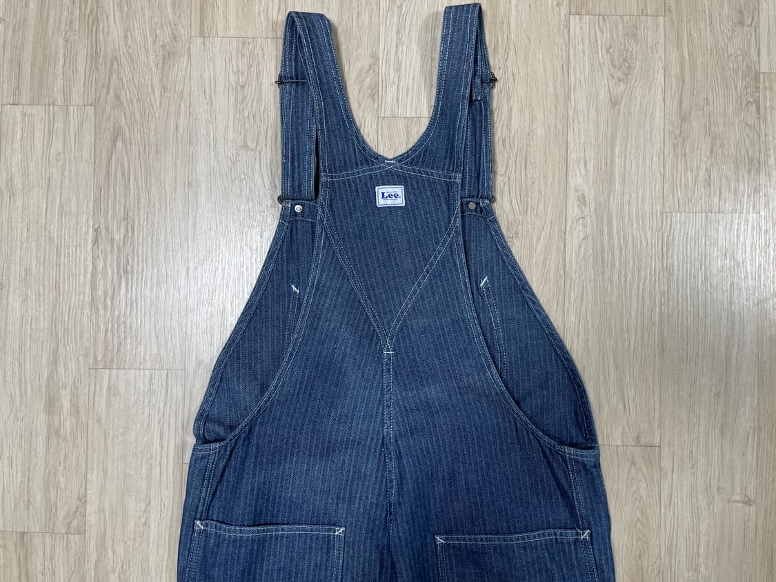 32~33) 50's 복각 Lee 헤링본 데님 오버롤(RRL&LVC&폴로 상품이미지7