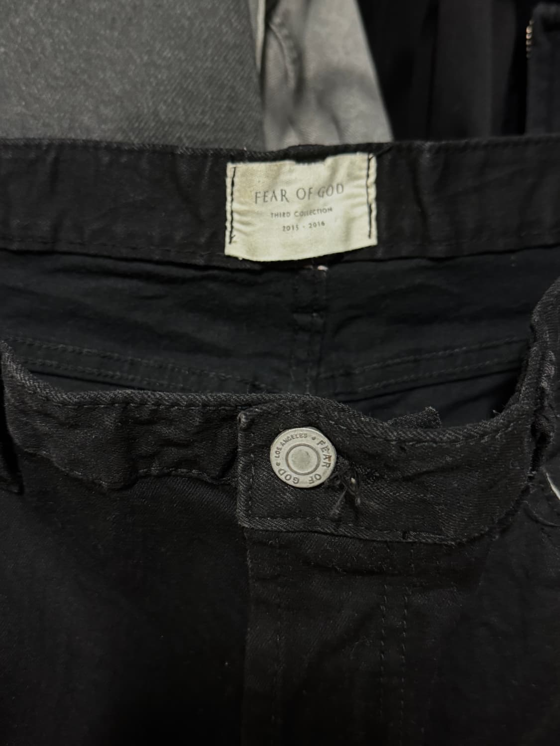 피어오브갓 디스트로이드 지퍼 데님 진 32 상품이미지2