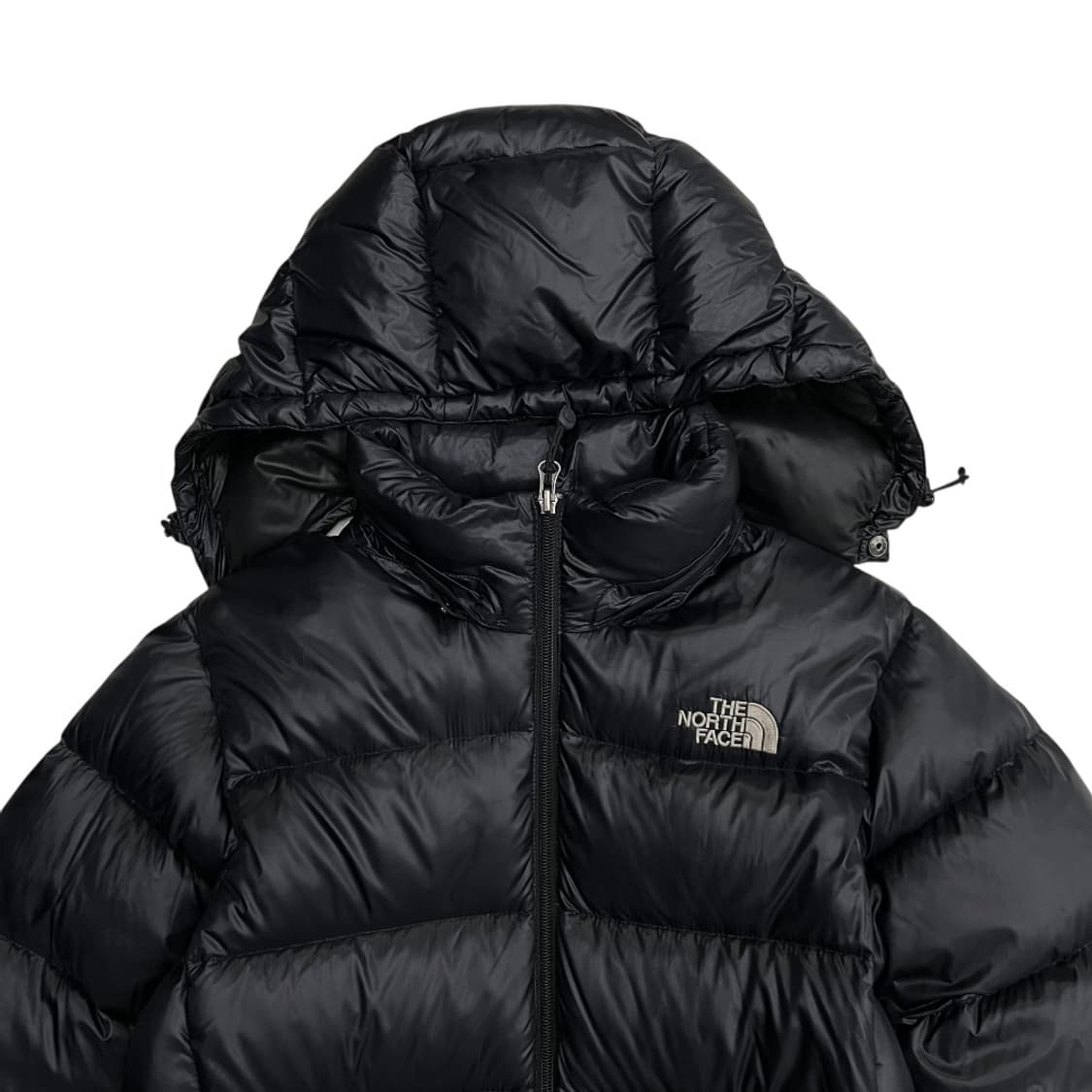 노스페이스 로고 블랙 후드패딩 85 ( 여성용 ) 상품이미지4