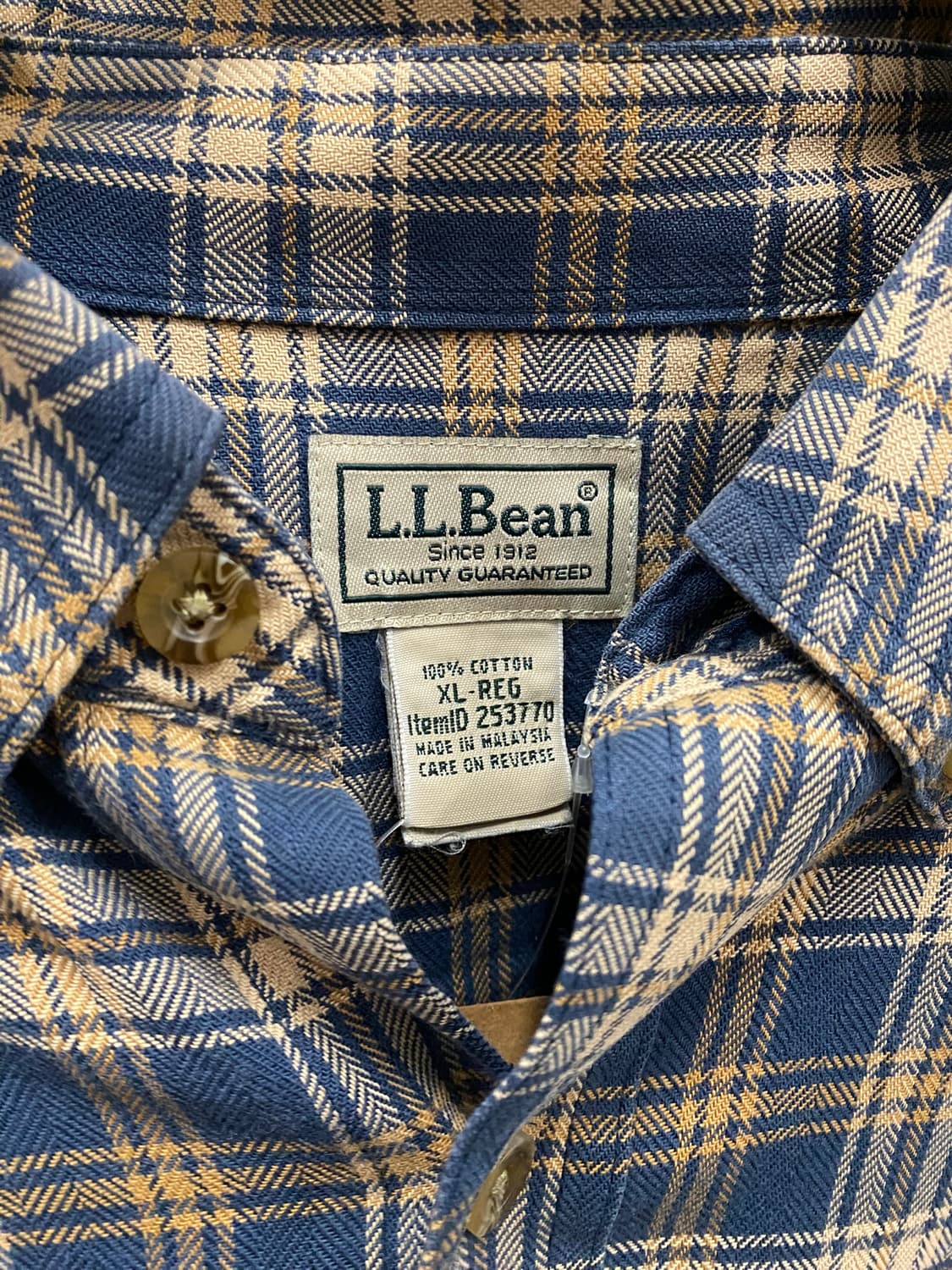 L.L Bean 체크셔츠 상품이미지4