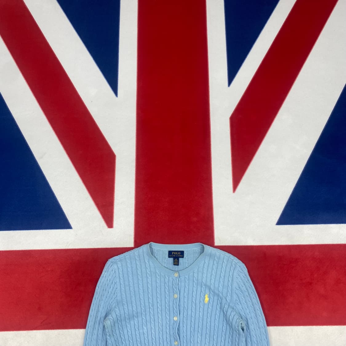 폴로 가디건 실측 여성 44-55 상품이미지2