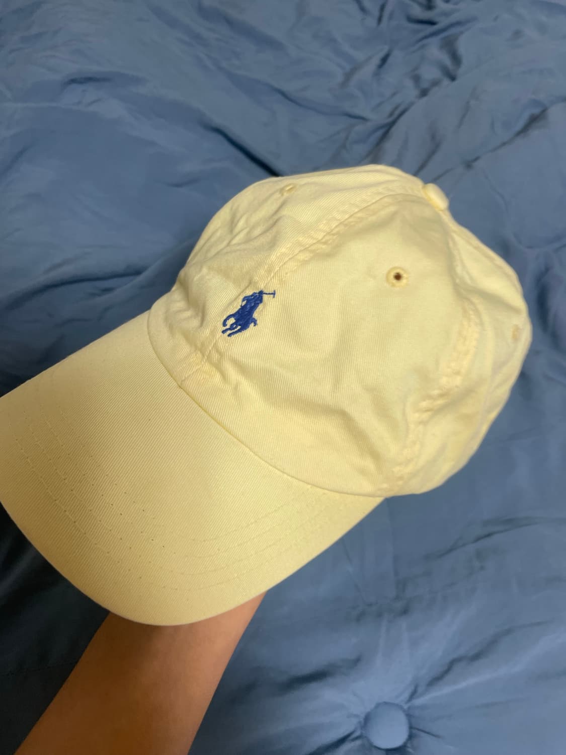 빈티지 폴로 볼캡 옐로우 상품이미지1