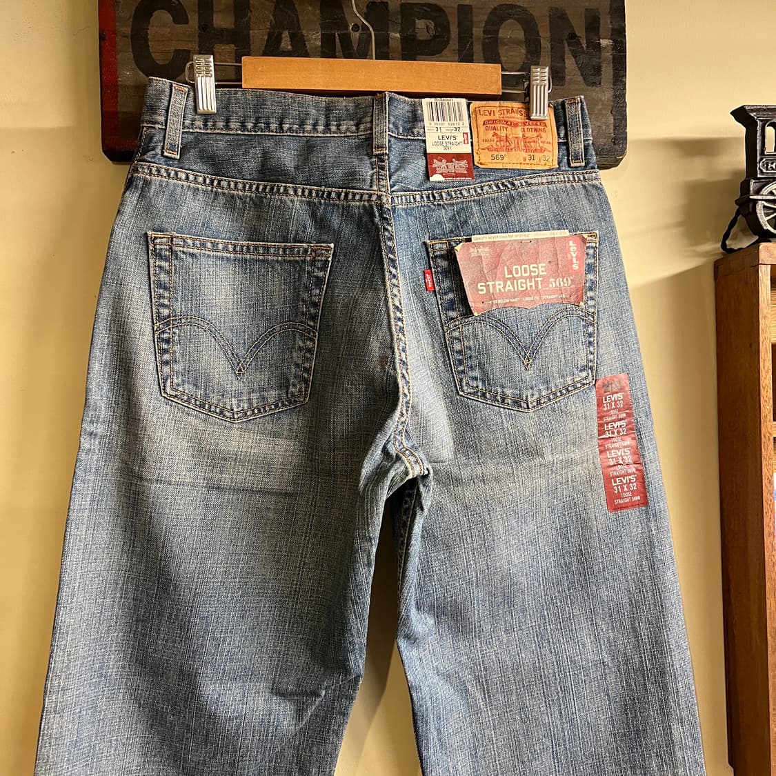 00's 리바이스 569 데님 31x32 Size (32인치) Egypt 상품이미지6