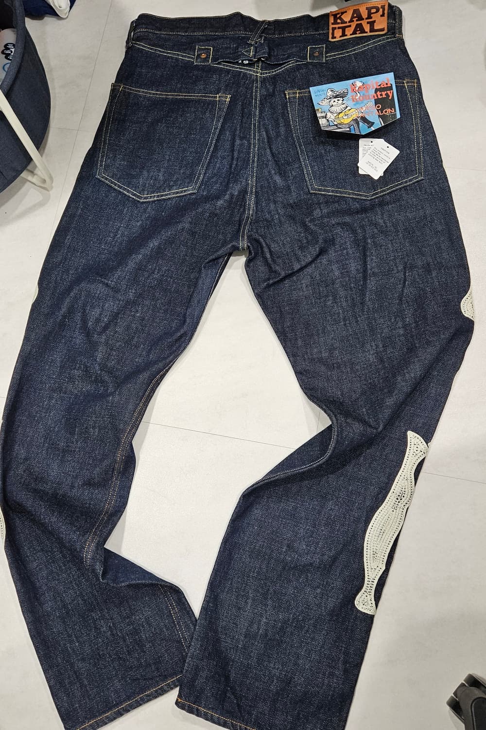 캐피탈 멕시칸 턱시도 오카길리 본 데님팬츠 34 상품이미지2