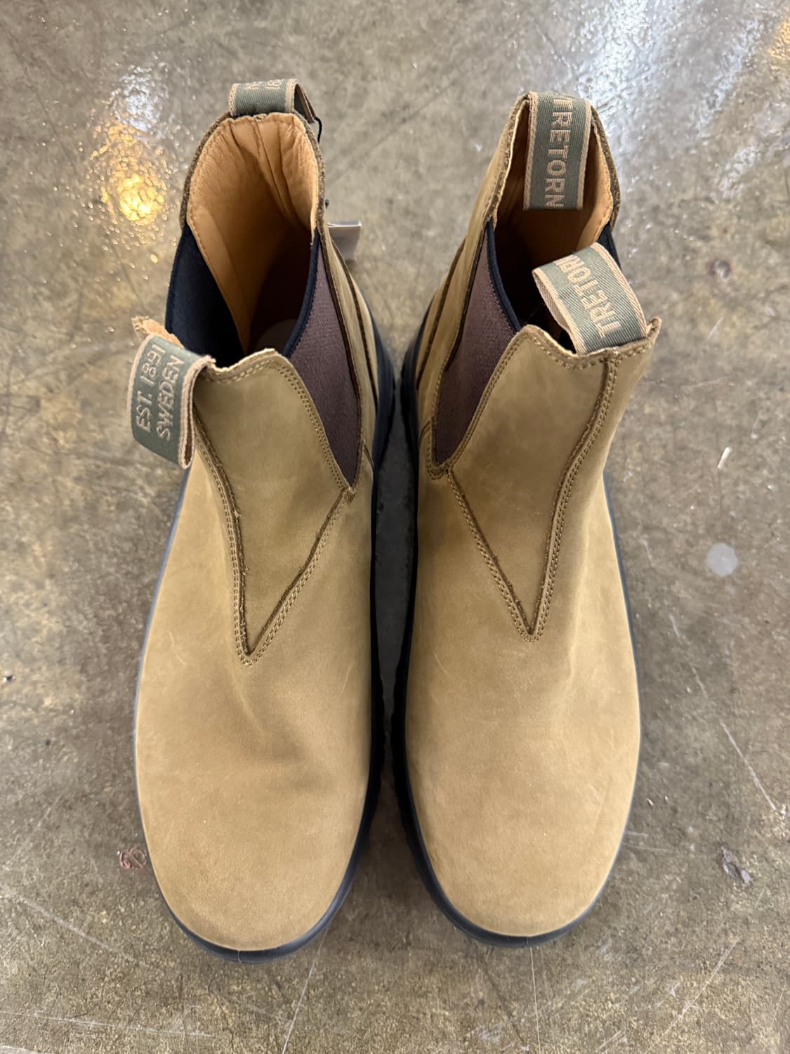 트레통 피테오 첼시 부츠 브라운 285 새상품 상품이미지2