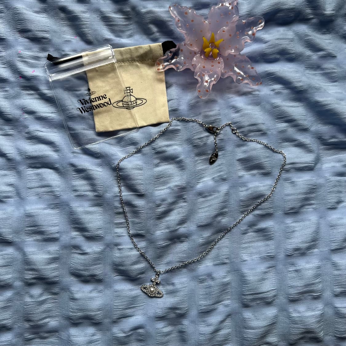 비비안웨스트우드 올림피아 펄 펜던트 네크리스 상품이미지3