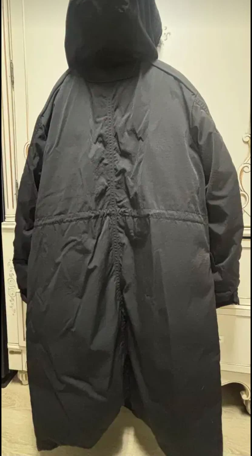 준지 양털 롱패딩 블랙 46 상품이미지6