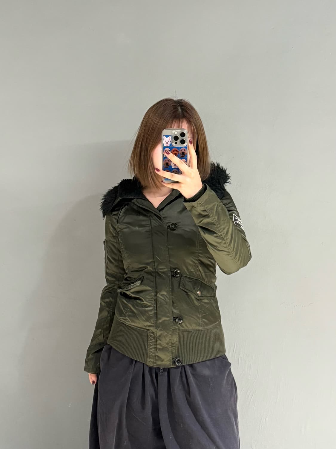 Hood fur n2b 2-way zipper jumper 상품이미지2