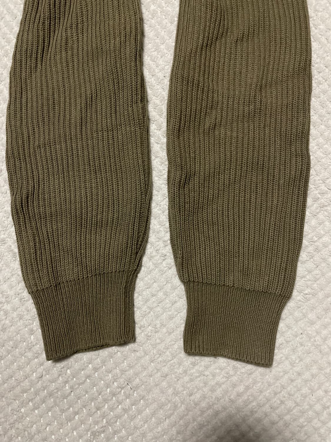 SEW 스테디 에브리웨어 코튼 크루넥 립 니트 올리브 상품이미지5