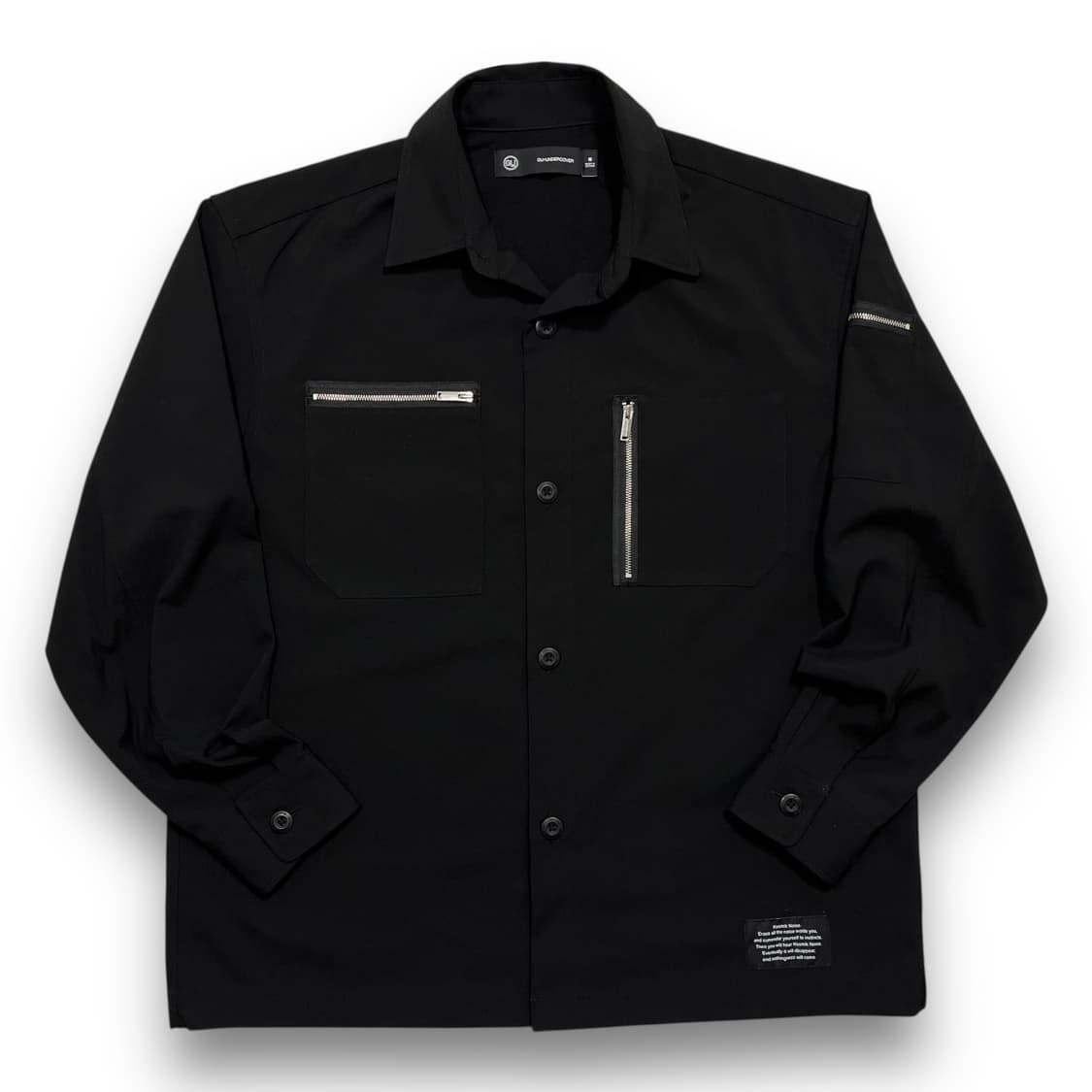 GU x 언더커버 멀티 지프 포켓 다크 긴팔 셔츠 상품이미지1