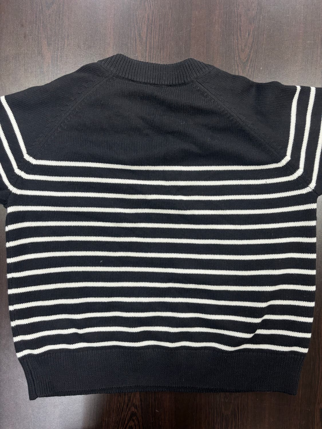 자라 블랙/화이트 스트라이프 니트 상품이미지6