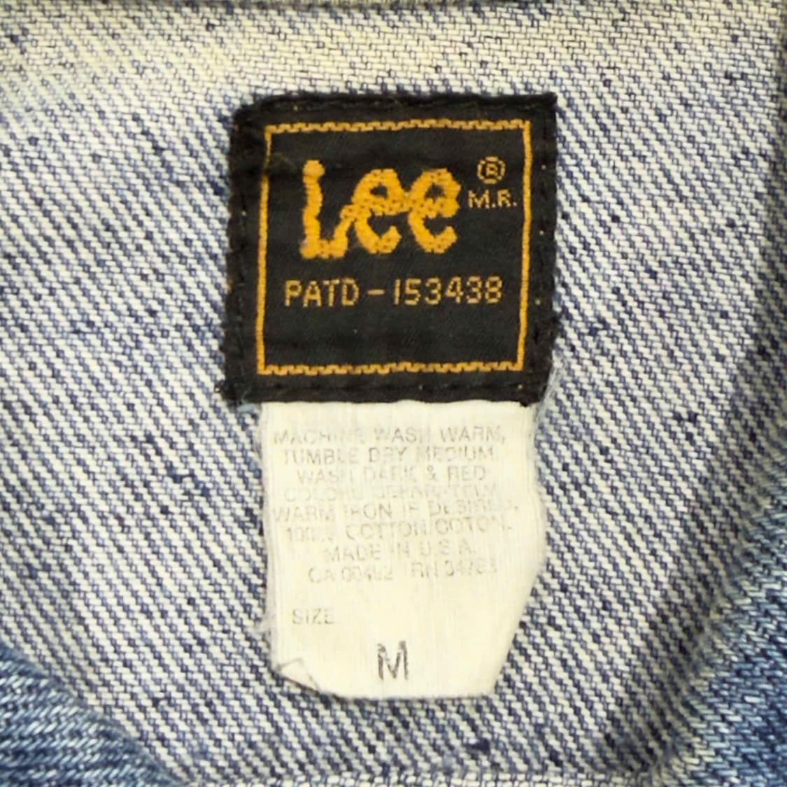 80s Lee 리 데님 자켓 PATD-153438 상품이미지5
