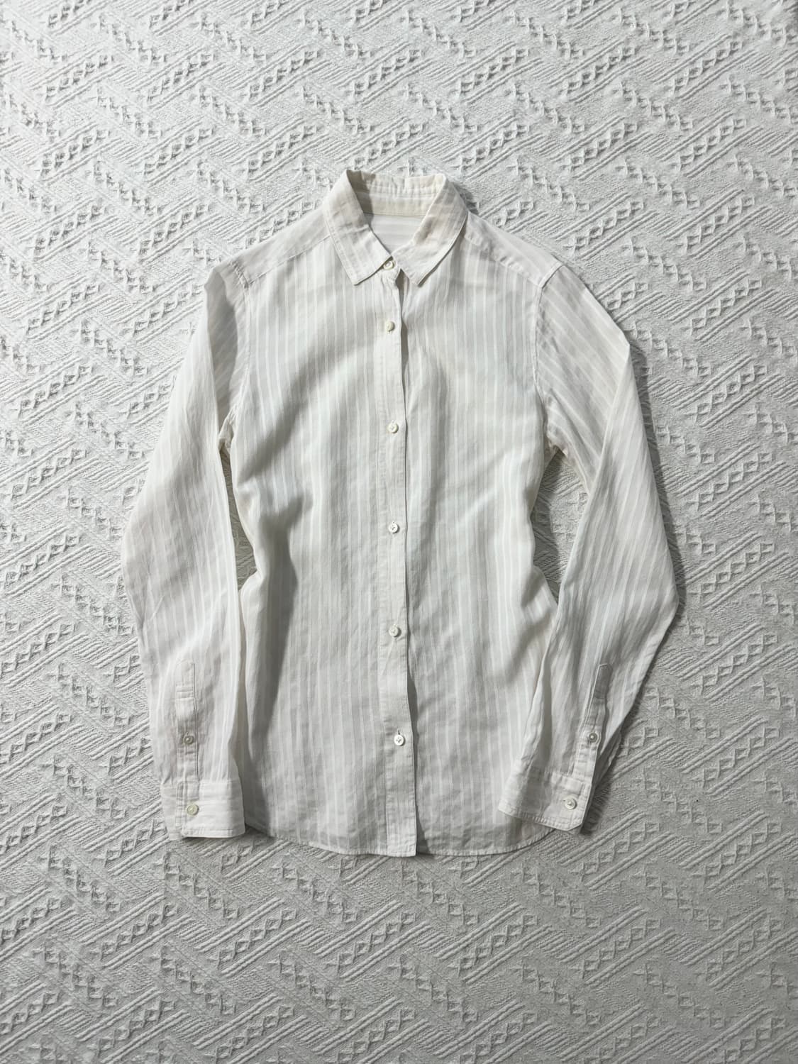 아가일 하프 슬리브 니트 셔츠 탑 2pcs SET 상품이미지7