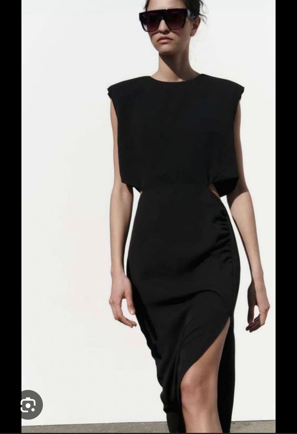 택달린새상품 자라컷아웃 롱원피스 상품이미지3